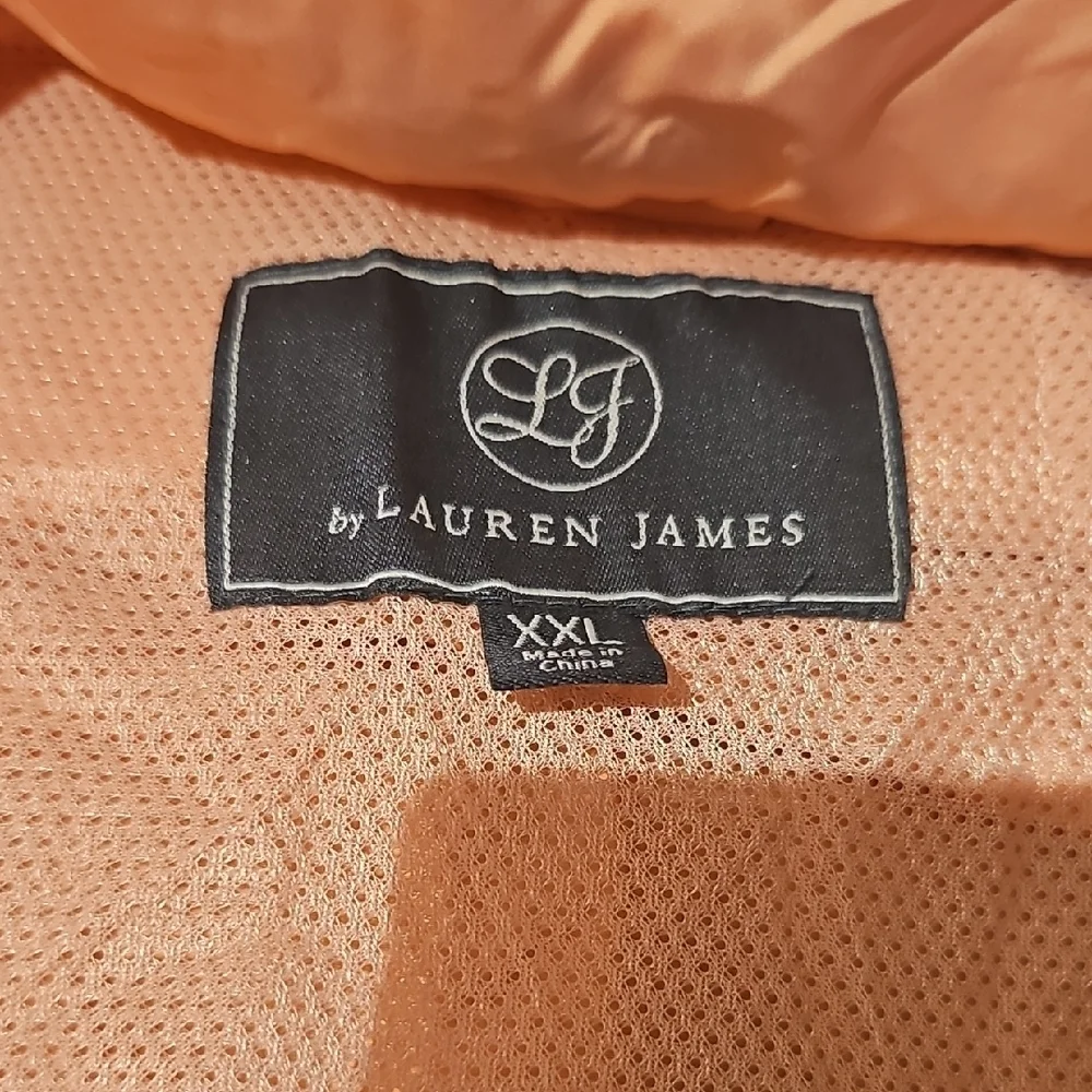 Lauren James Peach and Coral Ski Jacket